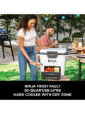 Ninja White FrostVault hard cooler 30QT/28L, imported from the UK