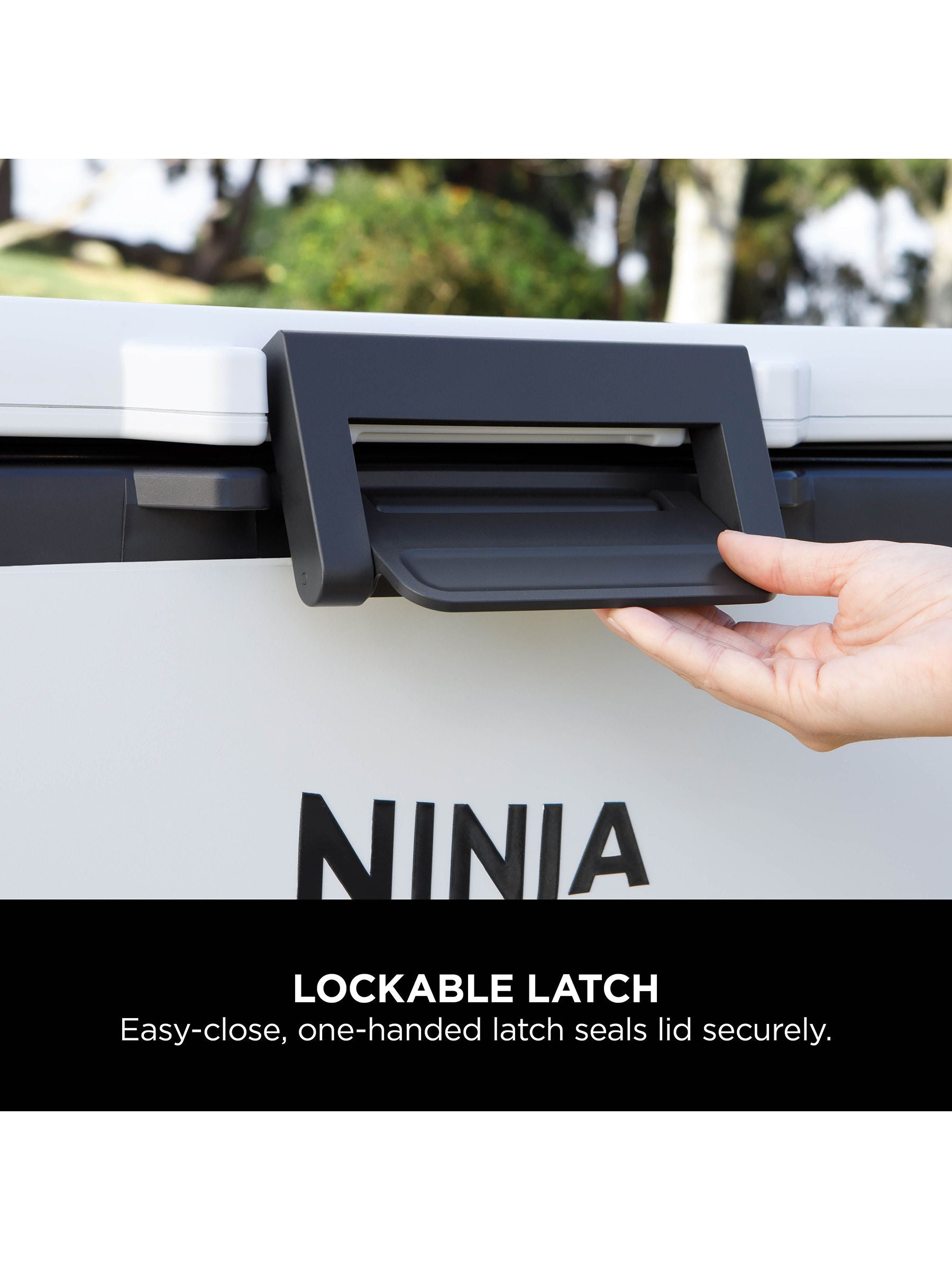 Ninja White FrostVault hard cooler 30QT/28L, imported from the UK
