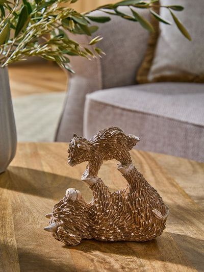 Next Natural Hamish Highland Cow Parent and Child Figurine Ornament- Buy online at McGrocer