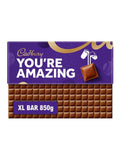 Cadbury Dairy Milk You're Amazing chocolate bar 850g - British product