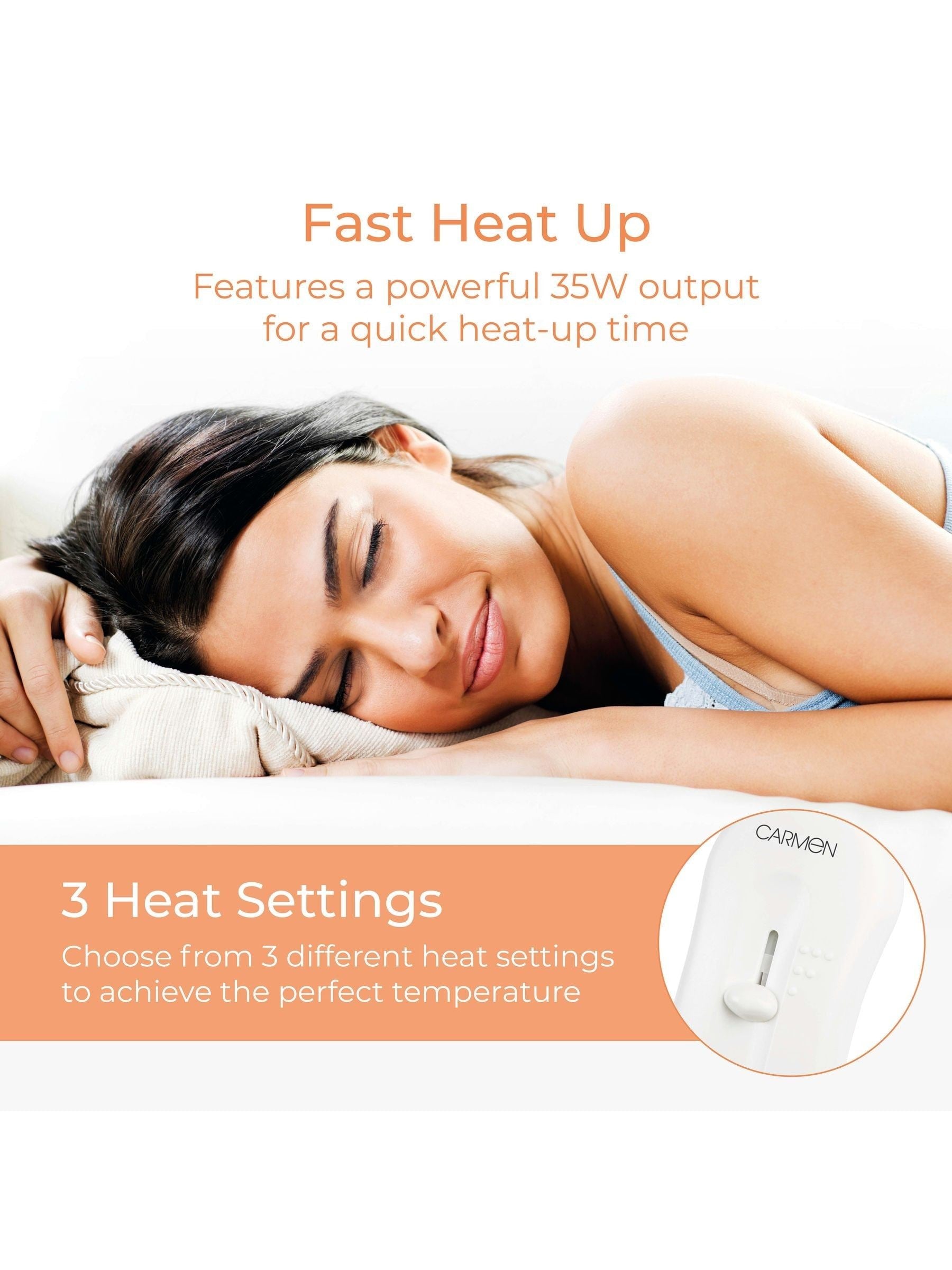 Carmen heated under blanket king size - British product
