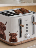Cream Hamish 4 slice toaster, imported from the UK