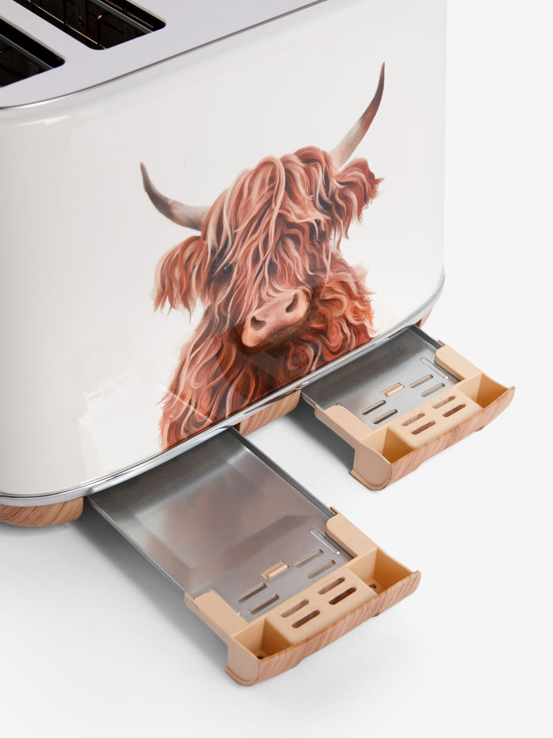 Cream Hamish 4 slice toaster, imported from the UK