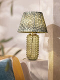Green mosaic pleated lamp shade for home decor, UK version