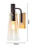 Visconte by BHS Champagne Gold Atrani large wall light (British brand)