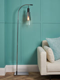 BHS Visconte Champagne Gold Atrani Floor Lamp