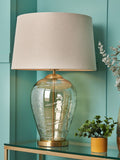 BHS Champagne Gold Sarno table lamp 60cm, UK version