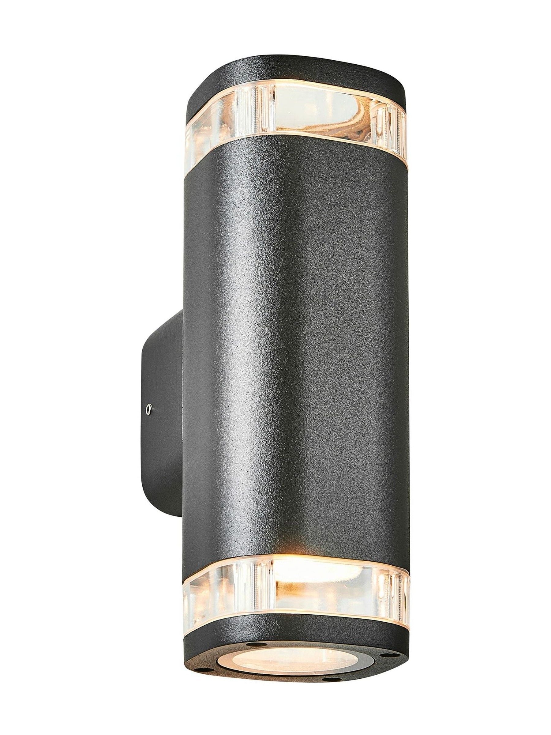 BHS outdoor wall light black Eos 2lt, UK version