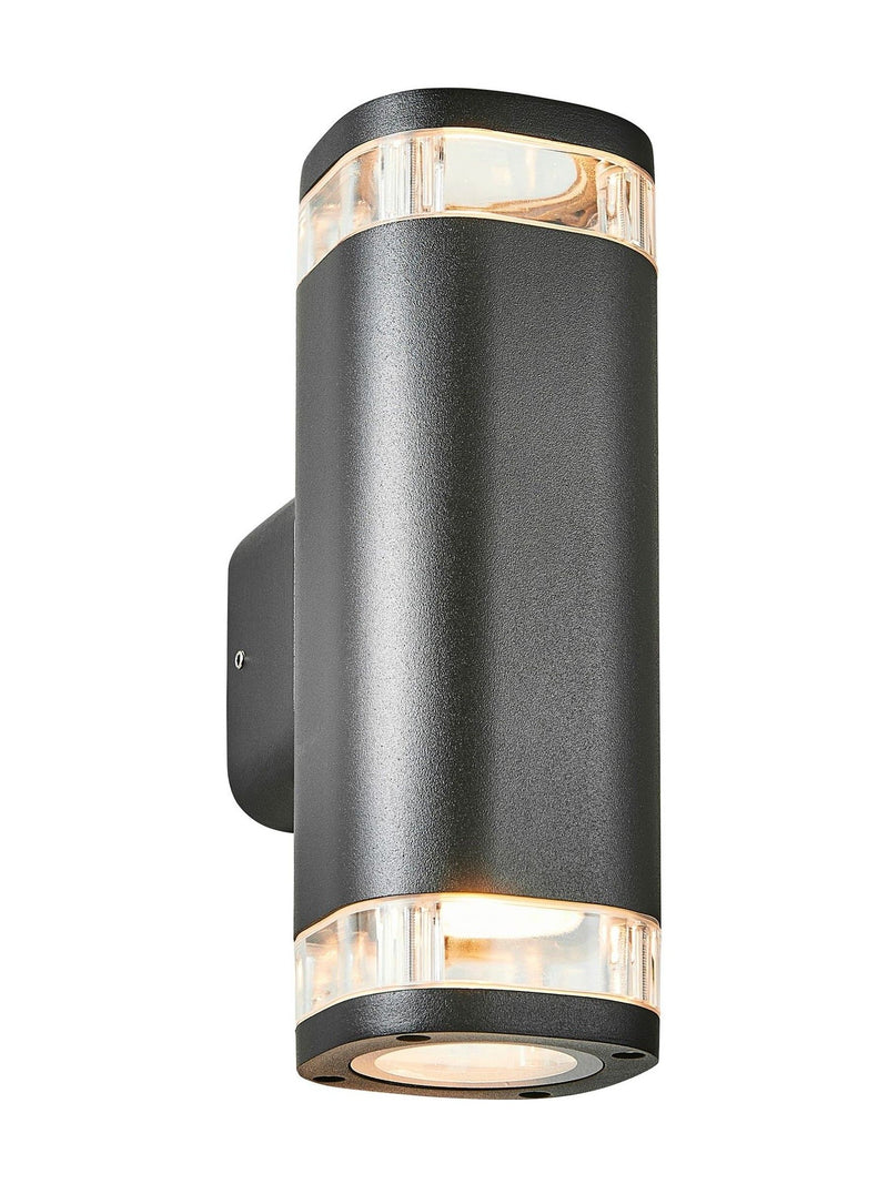 BHS outdoor wall light black Eos 2lt, UK version