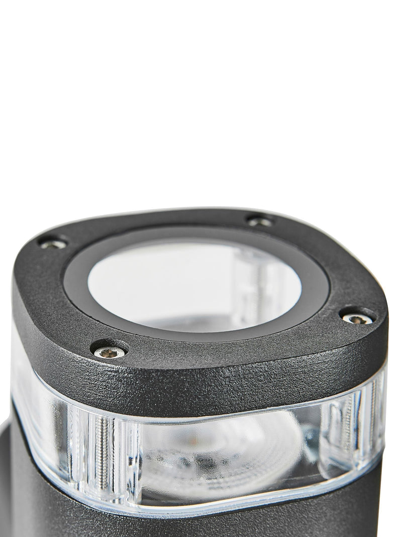 BHS outdoor wall light black Eos 2lt, UK version