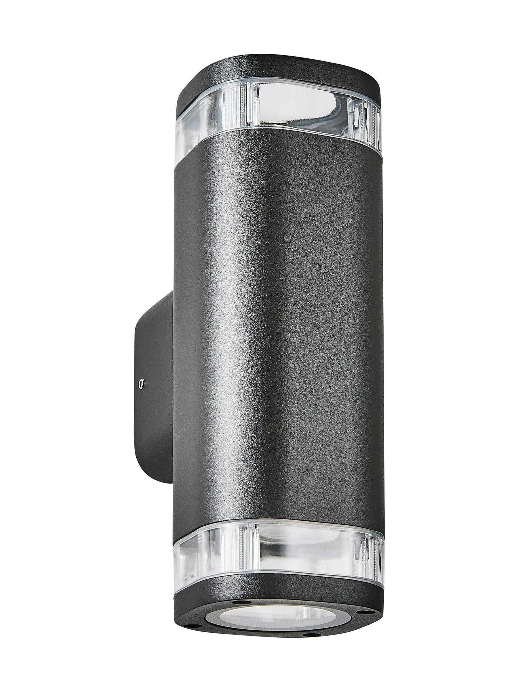 BHS outdoor wall light black Eos 2lt, UK version