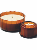 Paddywax Ripple Glass Tobacco Candle 340g