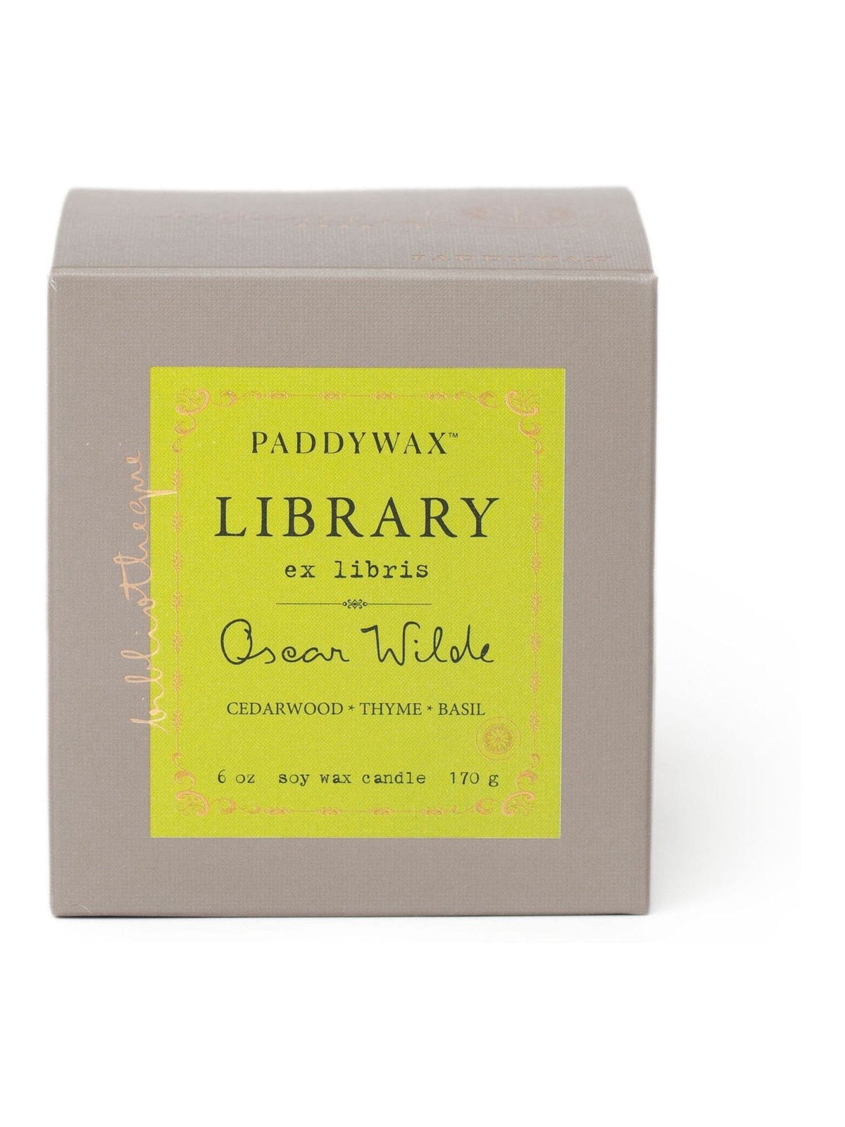 Paddywax Oscar Wilde Library Candle 170g