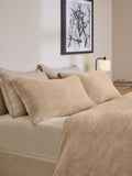 Set of 2 Navy Blue Teddy Fleece Pillowcases