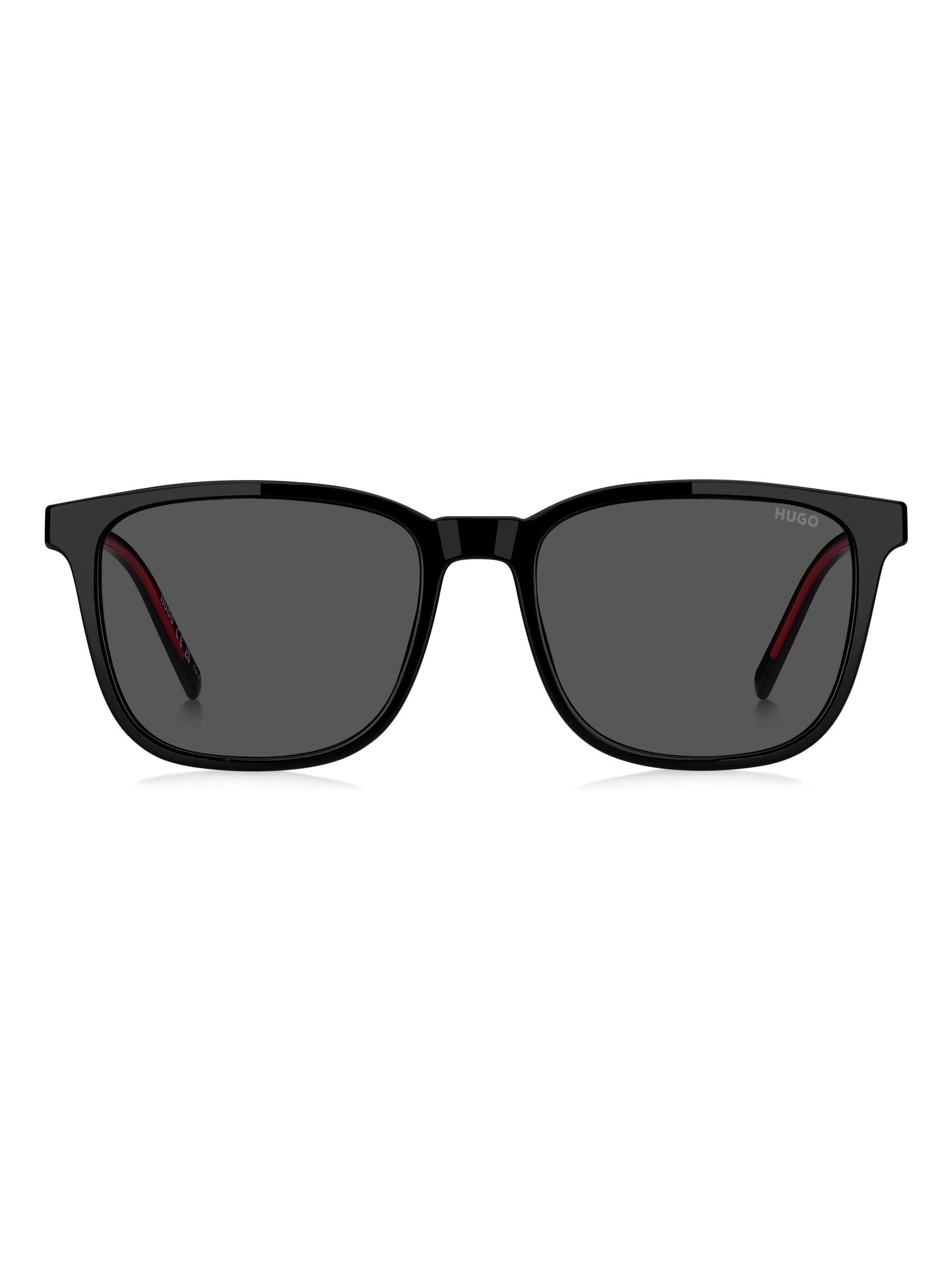 HUGO black rectangular sunglasses, UK version