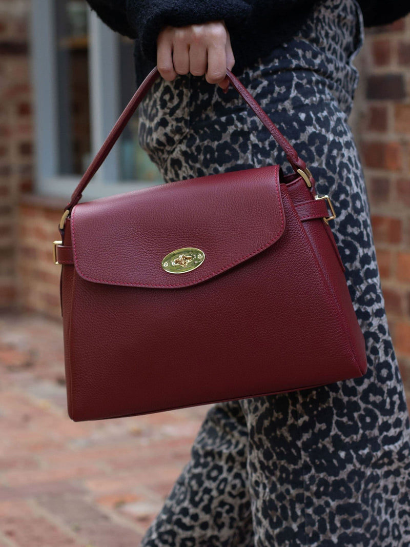 LRM Goods personalised leather Eliza handbag - British product
