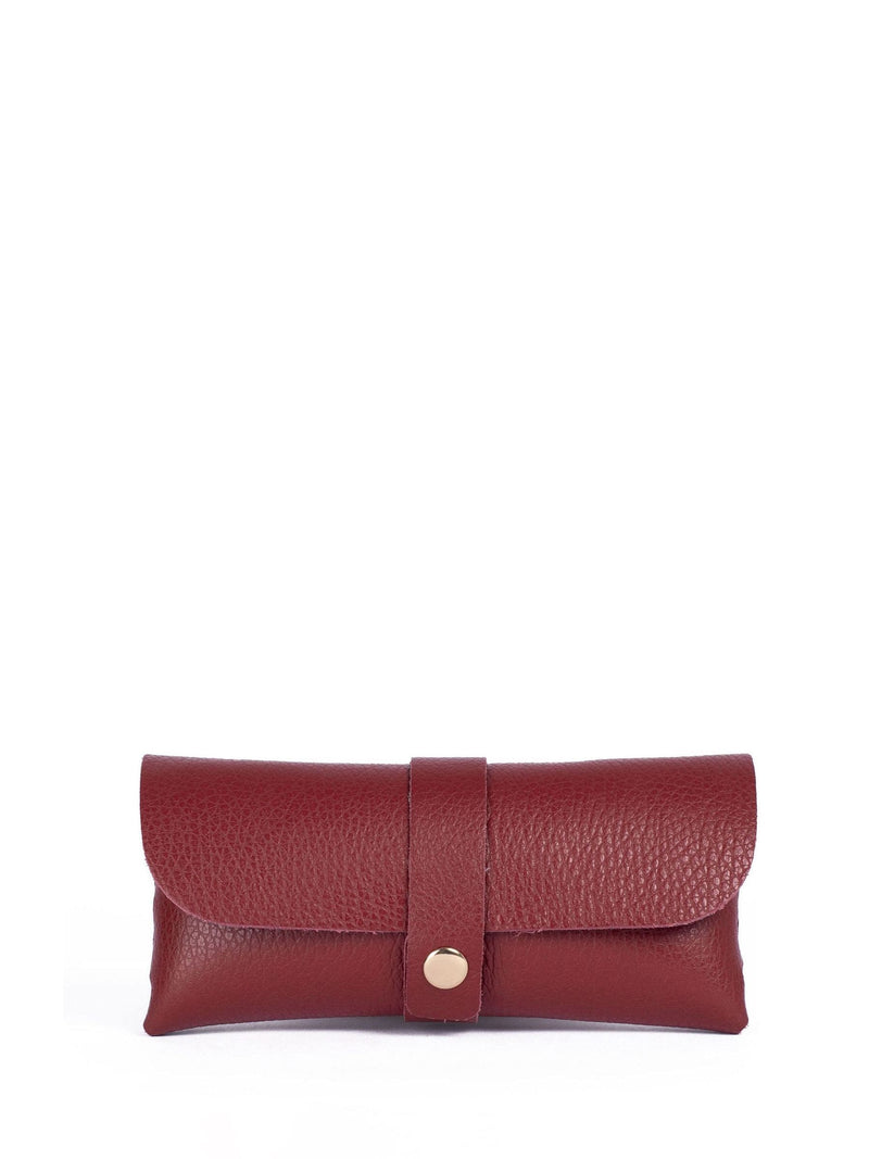 LRM Goods personalised leather glasses case (British brand)