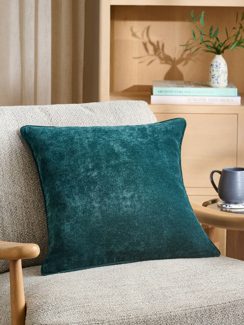 Burnt Orange 59 x 59cm Soft Velour Cushion