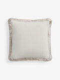 Chunky fringe velvet chenille cushion 50x50cm, UK version