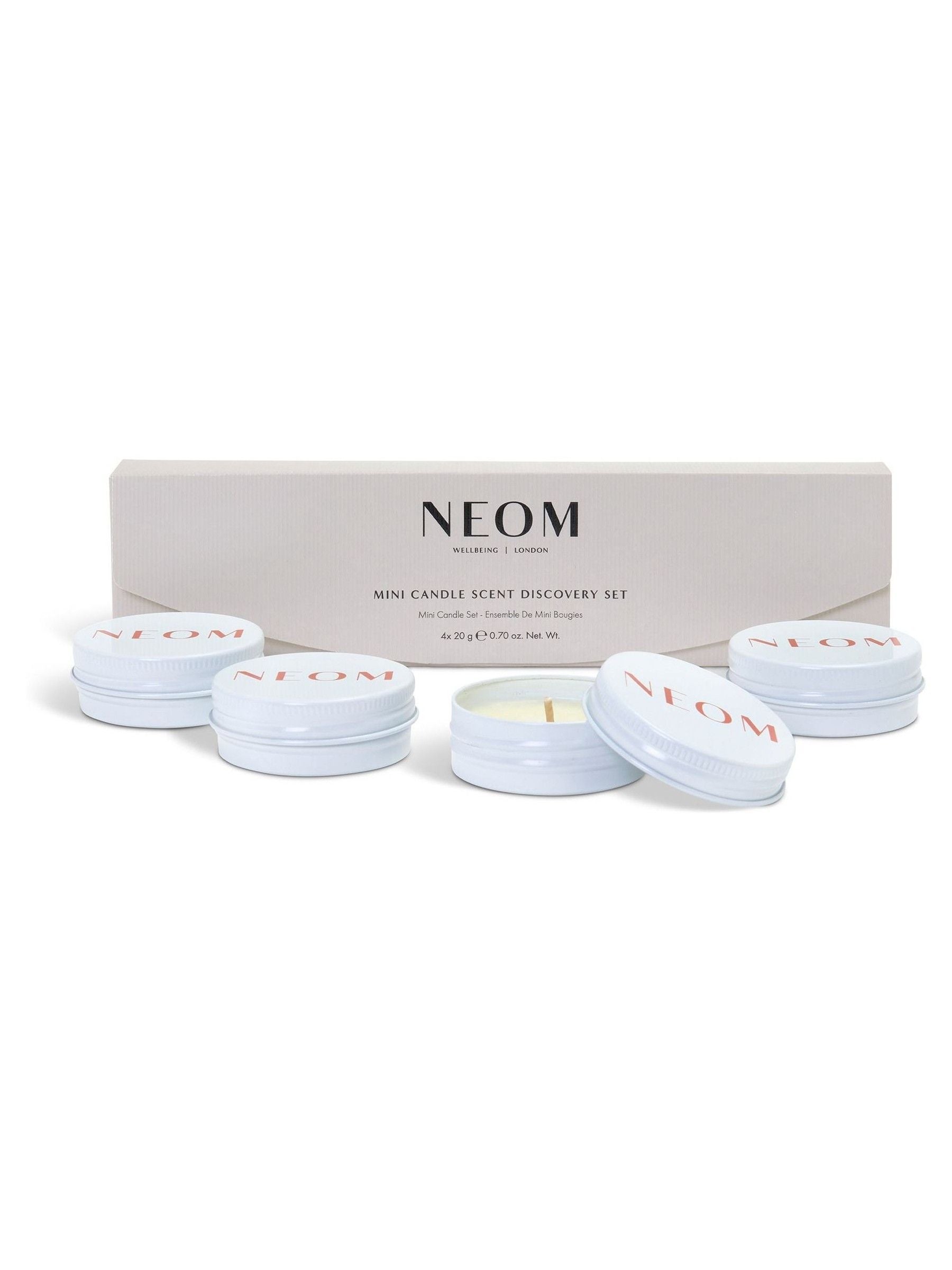 NEOM mini candle scent discovery set - British product