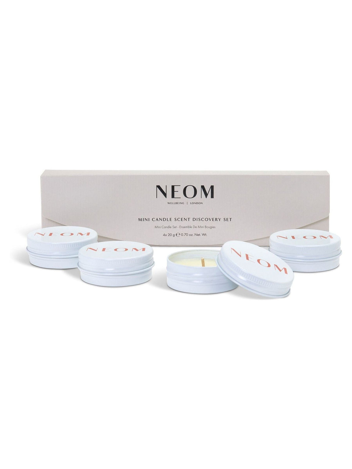NEOM mini candle scent discovery set - British product