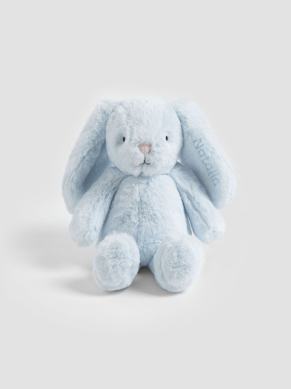 JoJo Maman Bébé blue bunny plushie personalised small 20cm, imported from the UK