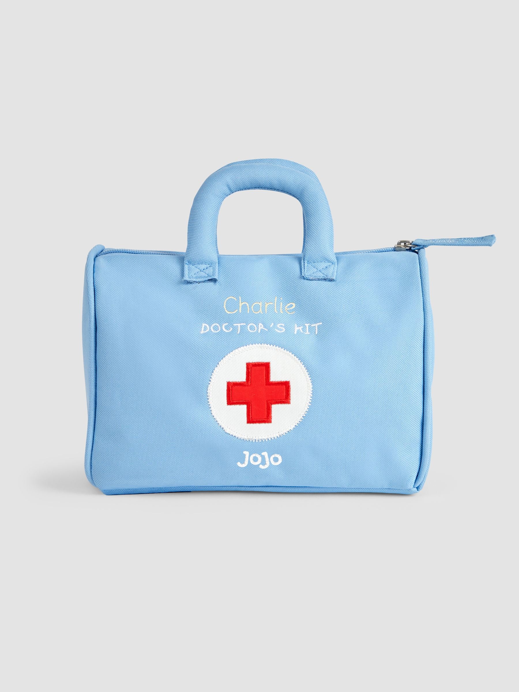 JoJo Maman Bébé blue personalised doctor's playset, UK version