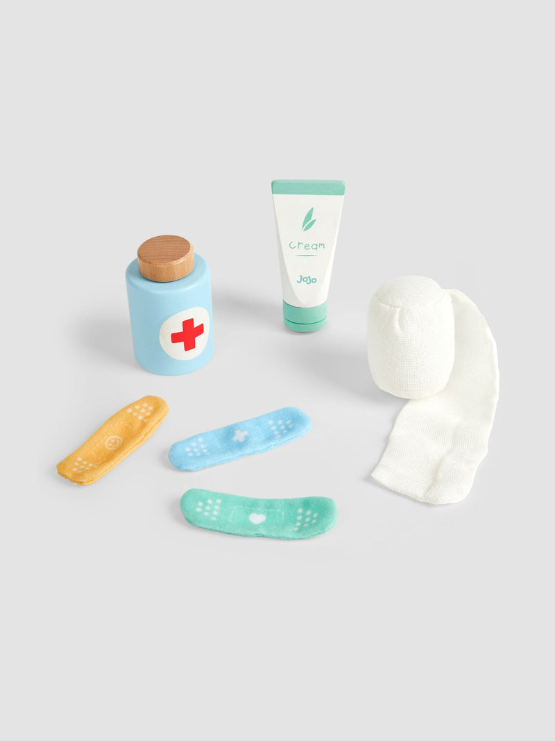 JoJo Maman Bébé blue personalised doctor's playset, UK version