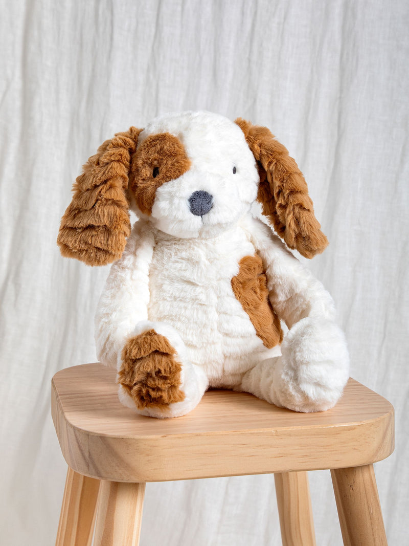 JoJo Maman Bébé personalised dog medium soft toy, 34cm - British product