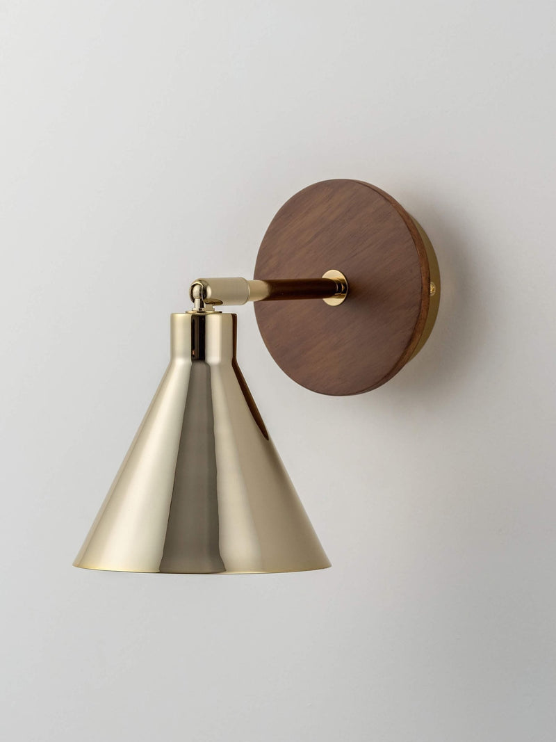 Houseof Brass Cone Wall Light 20cm width (British brand)