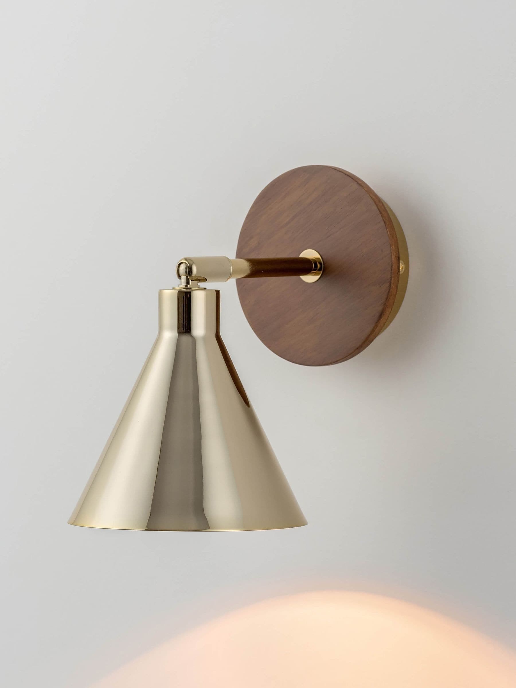 Houseof Brass Cone Wall Light 20cm width (British brand)