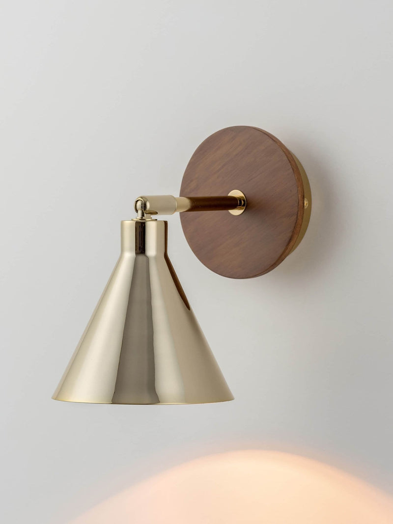 Houseof Brass Cone Wall Light 20cm width (British brand)