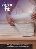 Slumberdown White Sleep Soundly Climate Control Extra Deep 10cm Mattress Topper