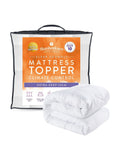 Slumberdown White Sleep Soundly Climate Control Extra Deep 10cm Mattress Topper
