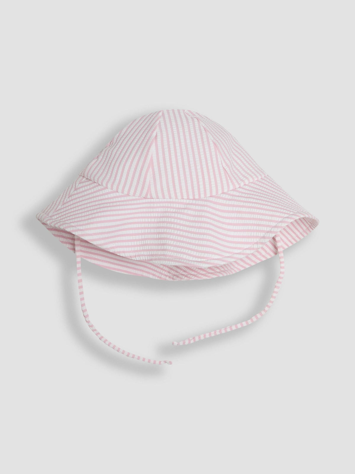 JoJo Maman Bébé pink stripe floppy sun hat - British product