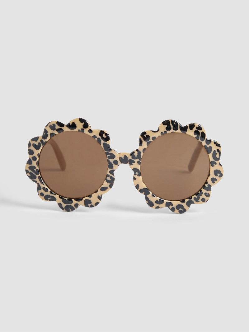 JoJo Maman Bébé kids sunglasses brown flower print, UK version