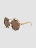 JoJo Maman Bébé kids sunglasses brown flower print, UK version