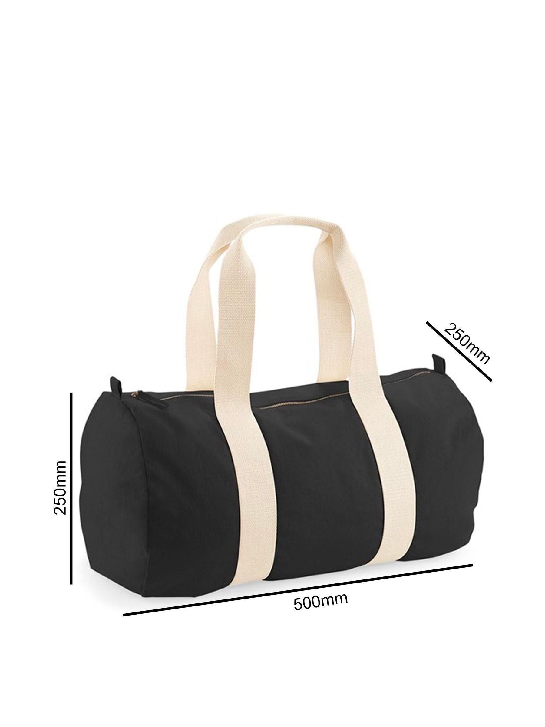 Solesmith personalised golf barrel bag 100% cotton - British product