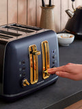 Morphy Richards Blue Accents 4 Slice Toaster, imported from the UK
