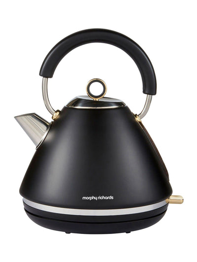 غلاية Morphy Richards Black Accents Pyramid الكهربائية 1.5 لتر