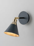 Houseof. charcoal grey cone wall light (British brand)