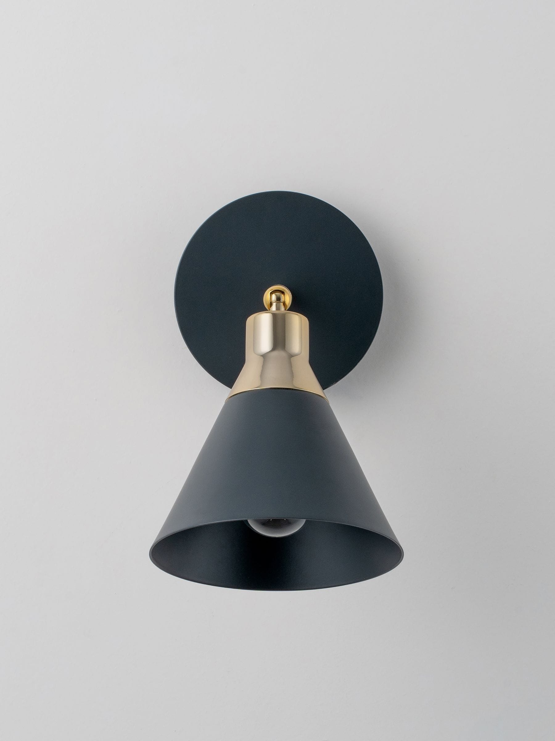 Houseof. charcoal grey cone wall light (British brand)