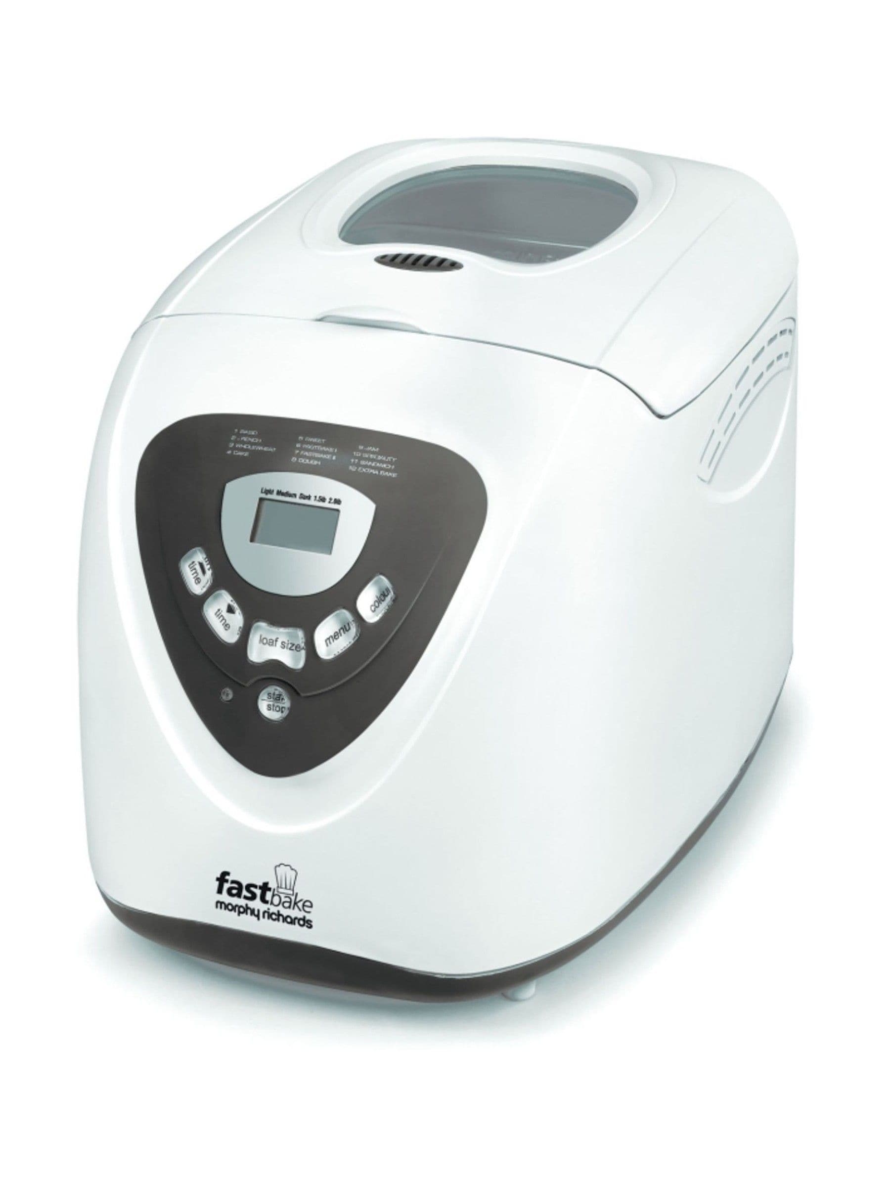 Morphy Richards white Fastbake breadmaker, UK version