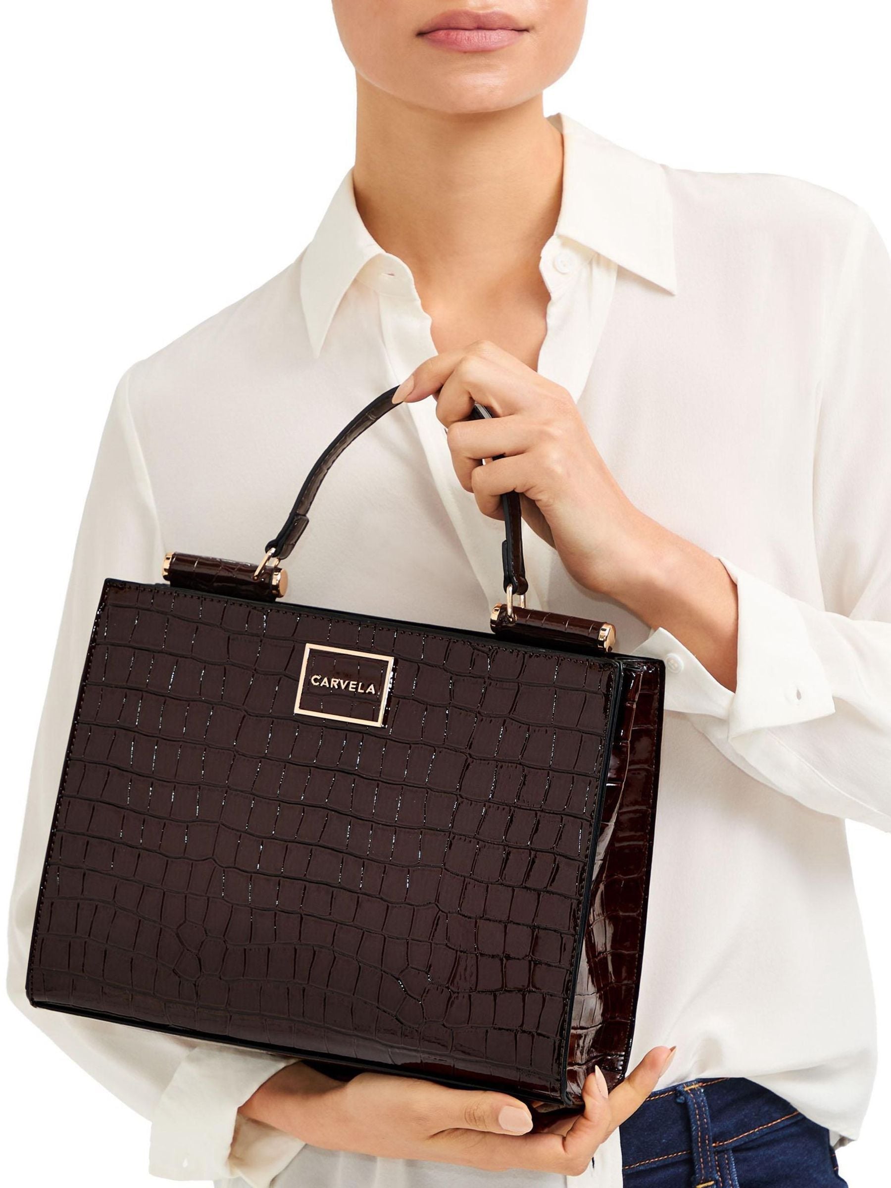 Carvela Dark Brown Jessica Mini Tote 2 Bag