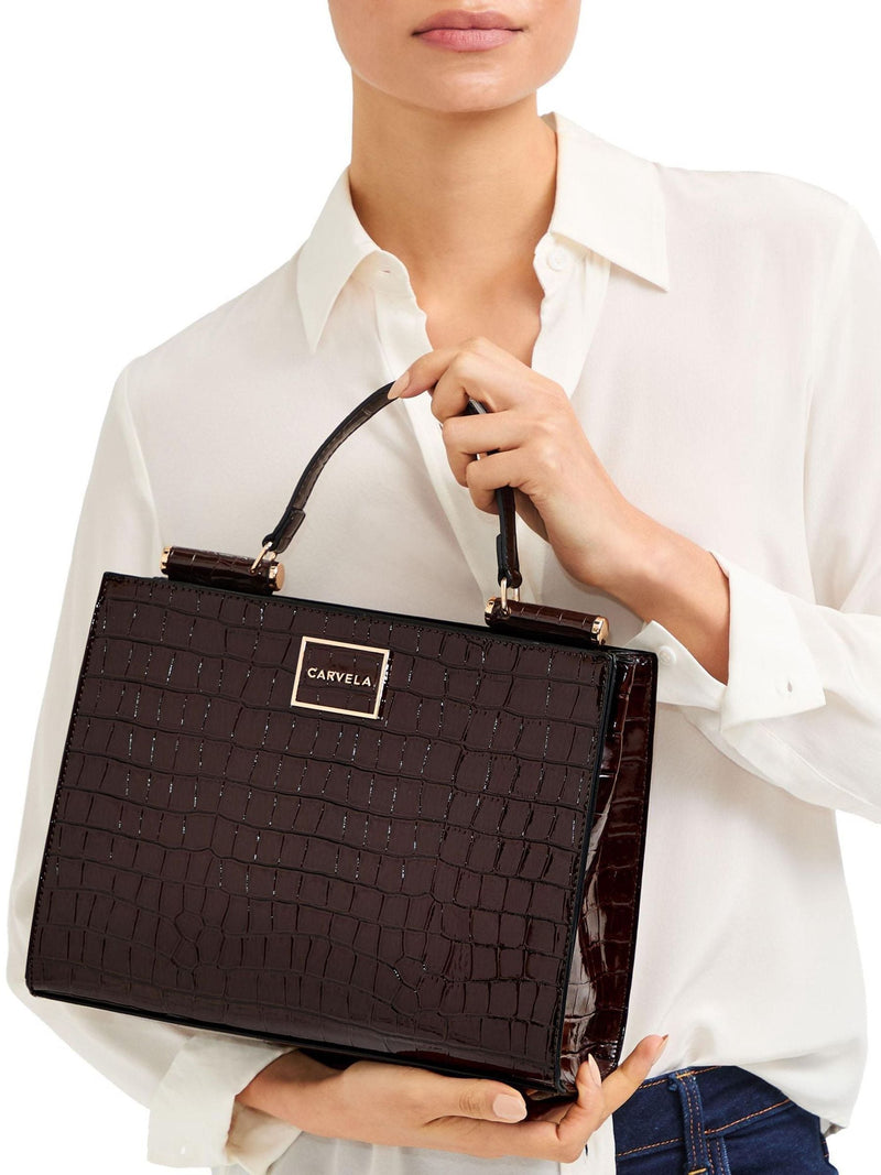 Carvela Dark Brown Jessica Mini Tote 2 Bag