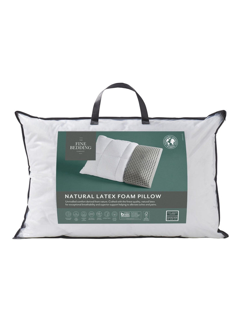 FBC Medium Latex Foam White Pillow 48x74cm - British product