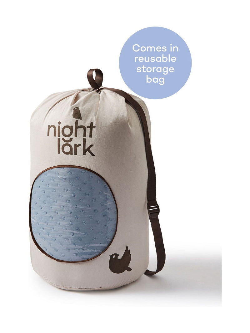 Night Lark Coverless Duvet Set with pillowcases, imported from the UK