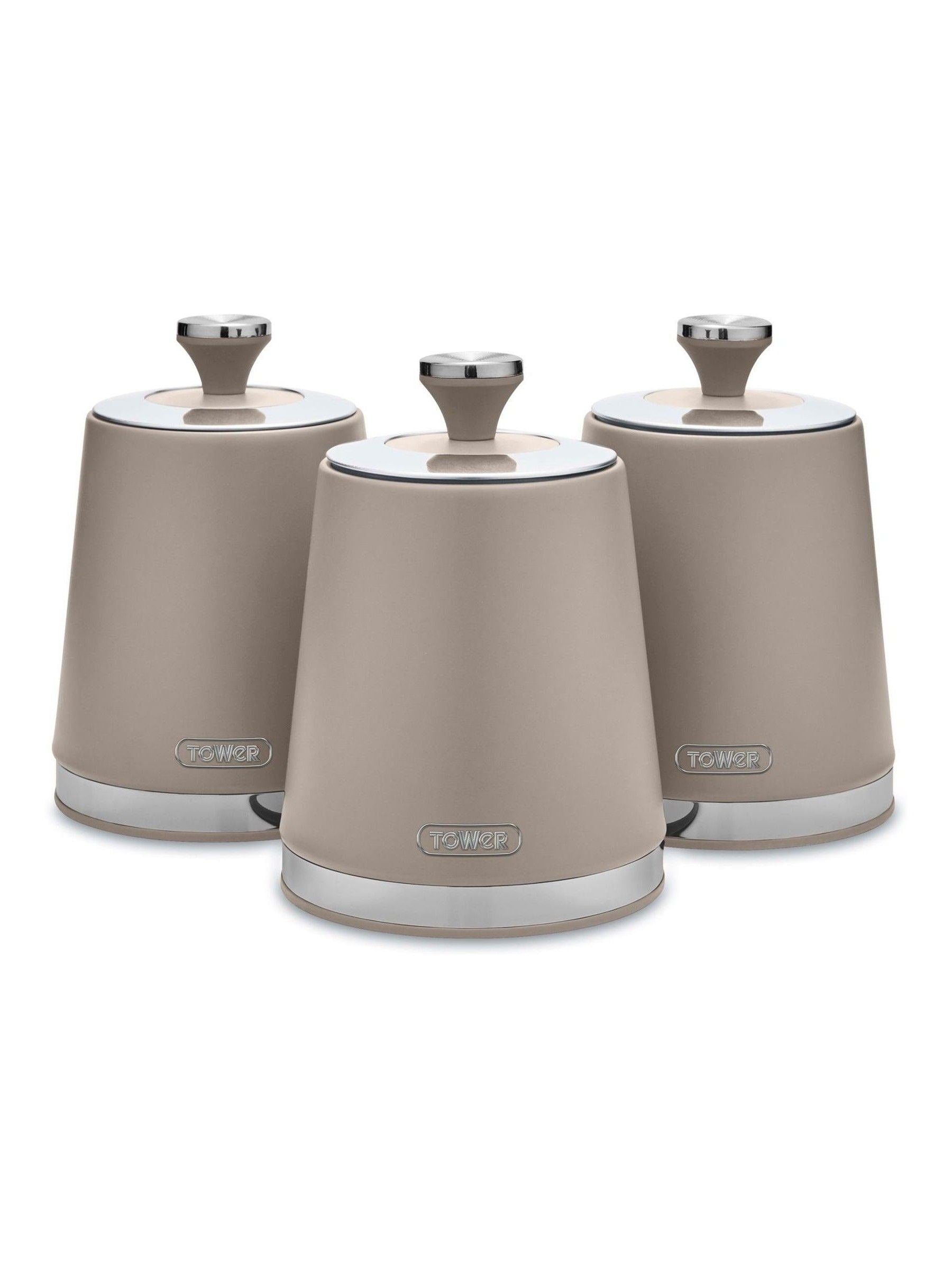 Tower Cavaletto storage canisters 1.3L set of 3 (British brand)