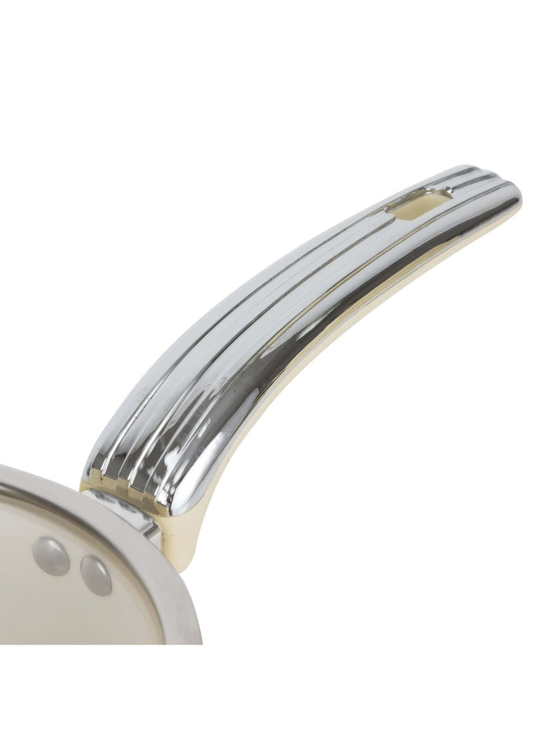 Swan retro cream saucepan set 3 piece, UK version