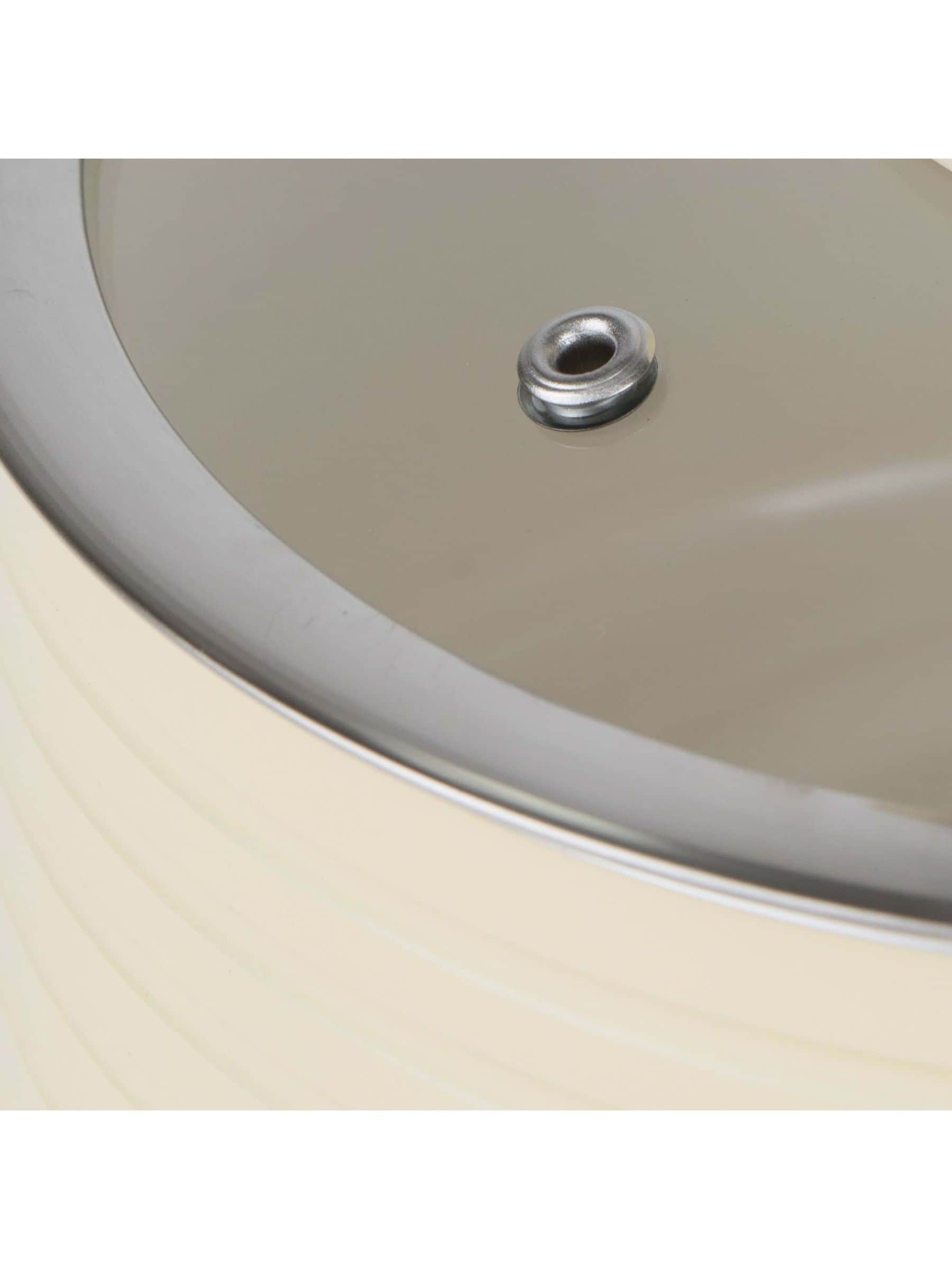 Swan retro cream saucepan set 3 piece, UK version